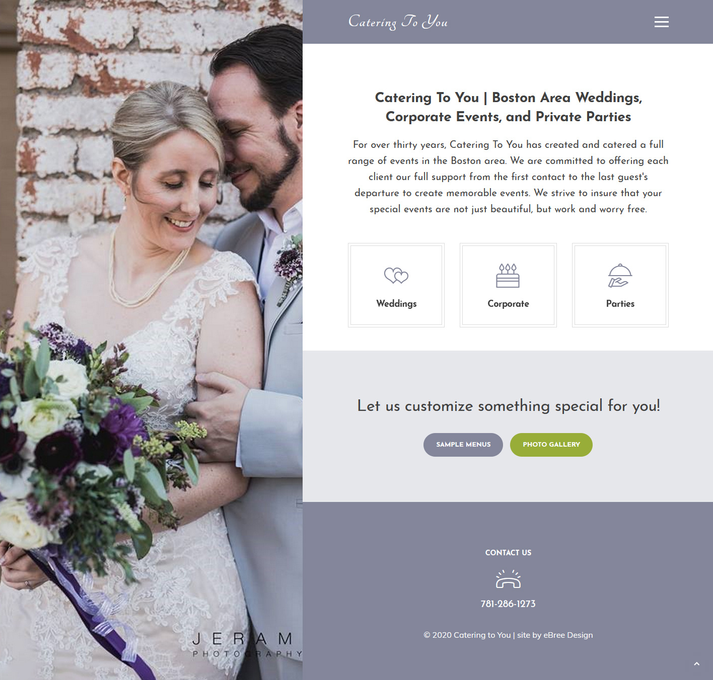 View Catering To You Wedding Caterer website