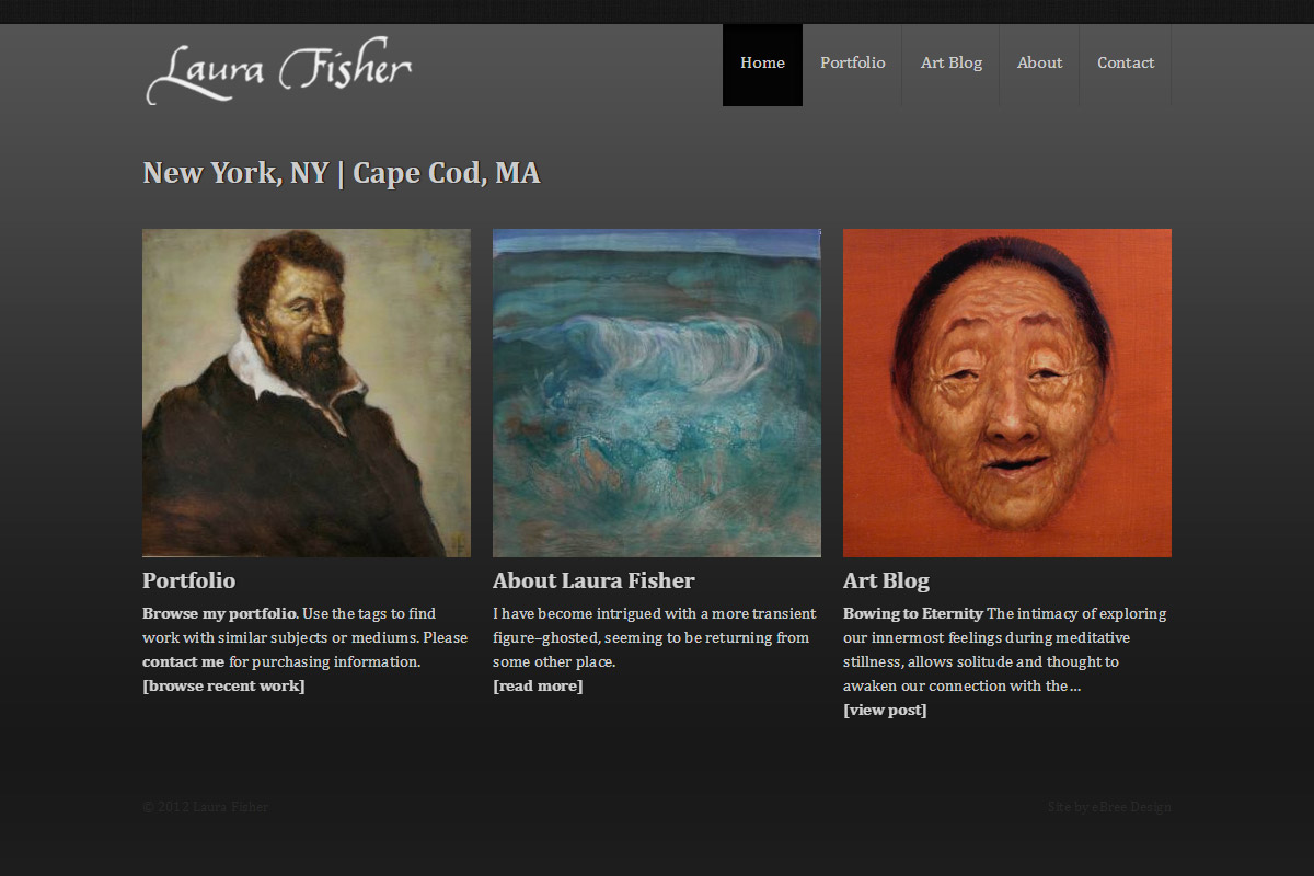  laurafisher.com screenshot