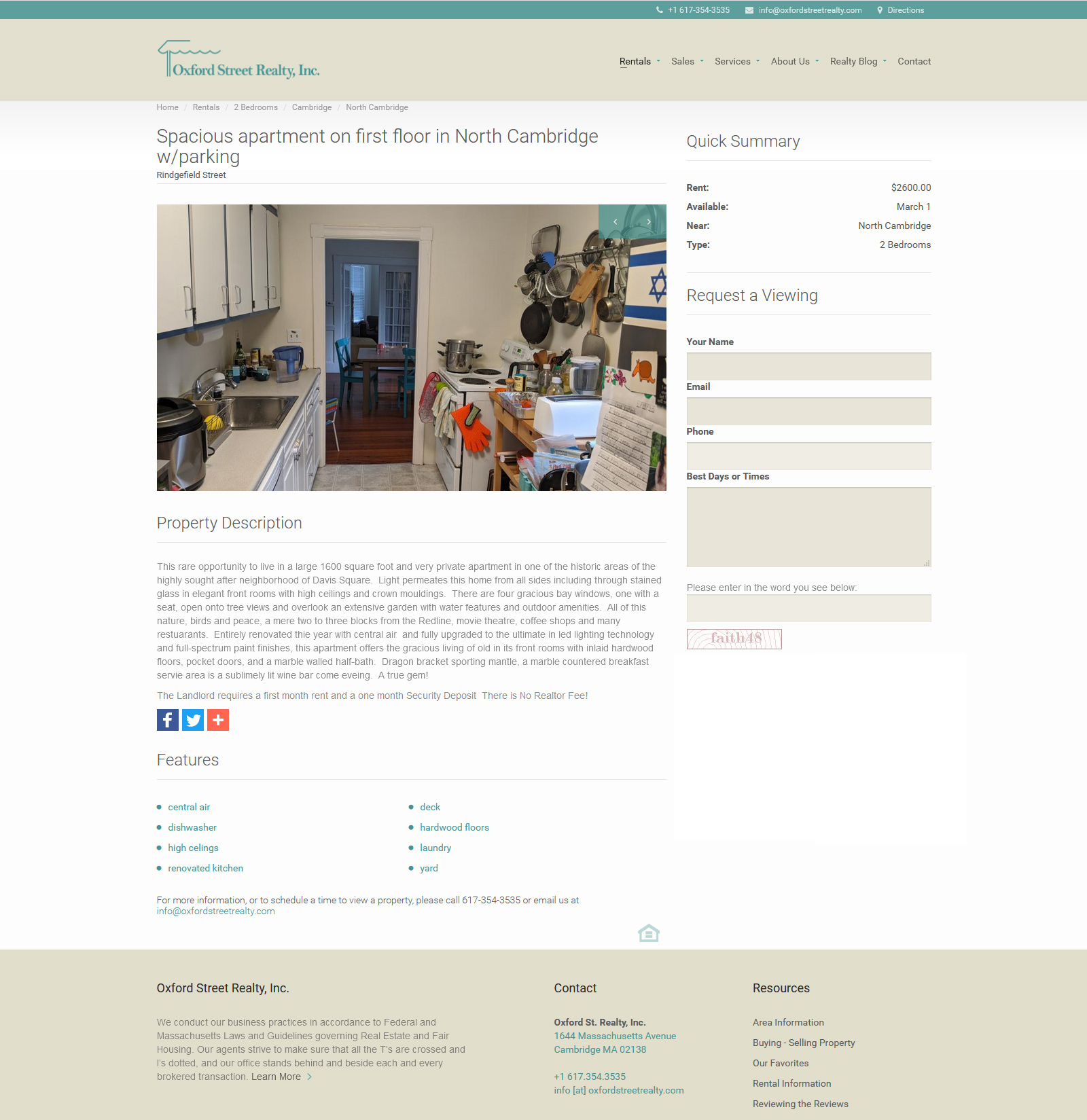 oxfordstreetrealty.com &copy; by eBree Web Design